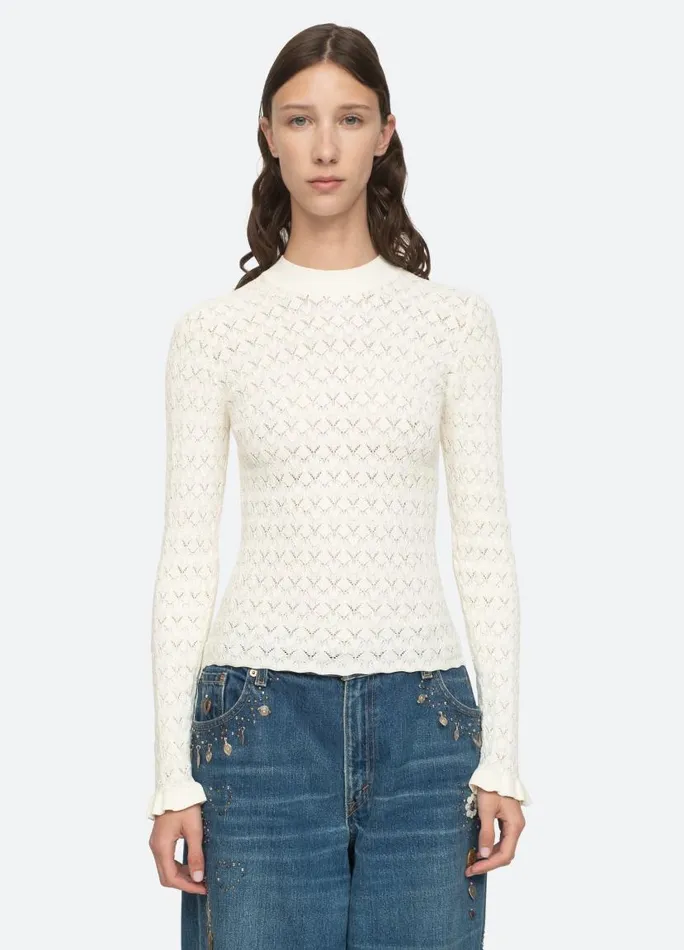 Sea New York Tops Women Rue Sweater Black