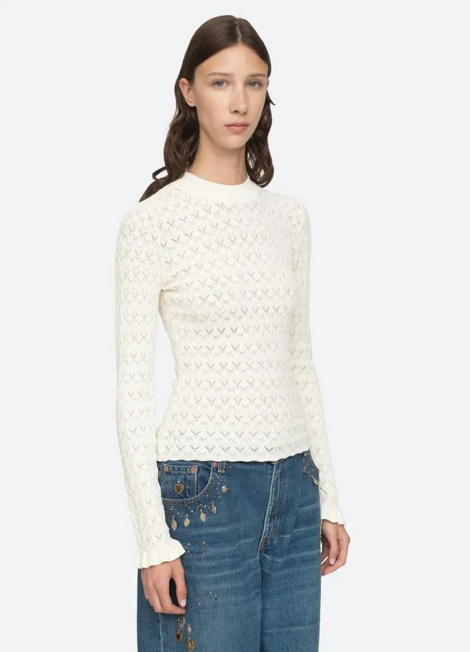 Sea New York Tops Women Rue Sweater Black