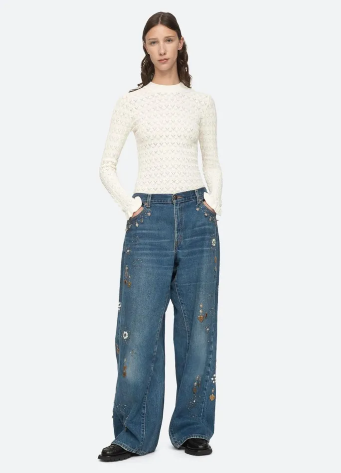 Sea New York Tops Women Rue Sweater Black