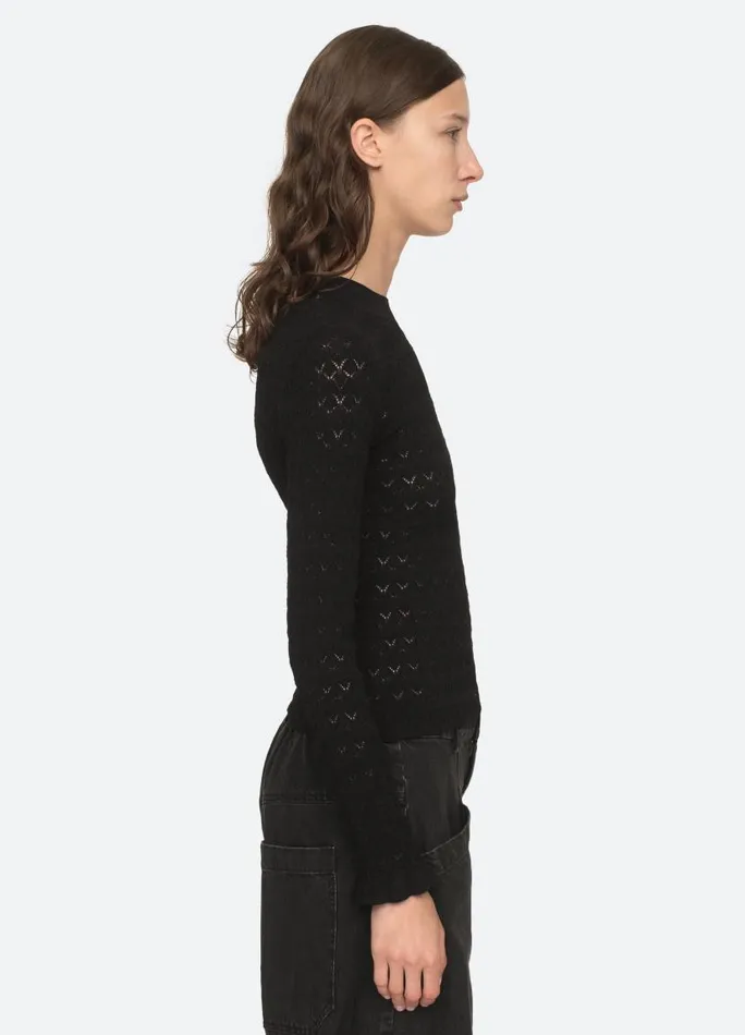 Sea New York Tops Women Rue Sweater Black