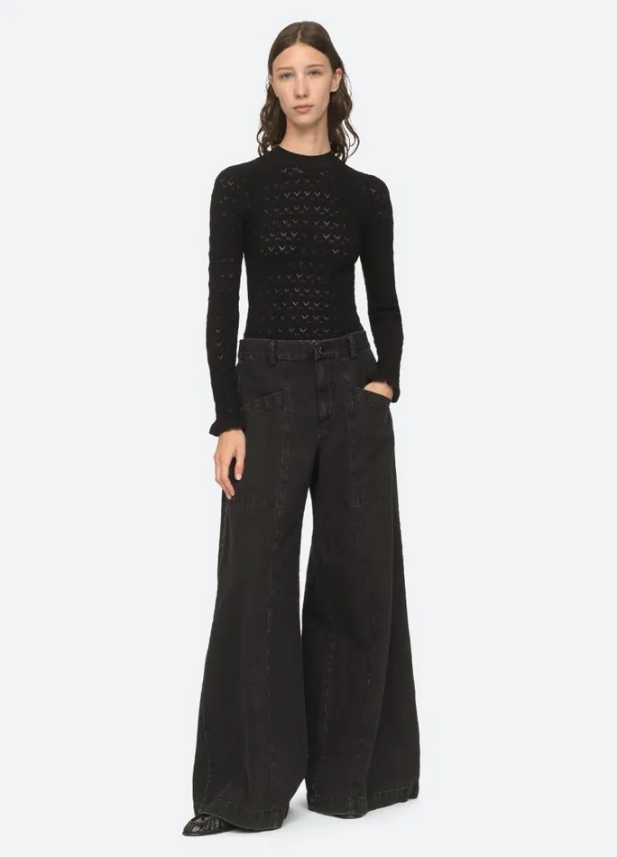 Sea New York Tops Women Rue Sweater Black