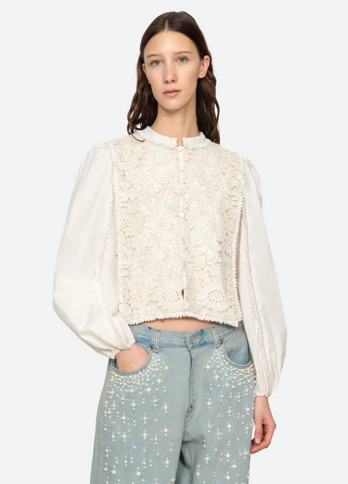 Sea New York Tops Women Sabine Top Cream