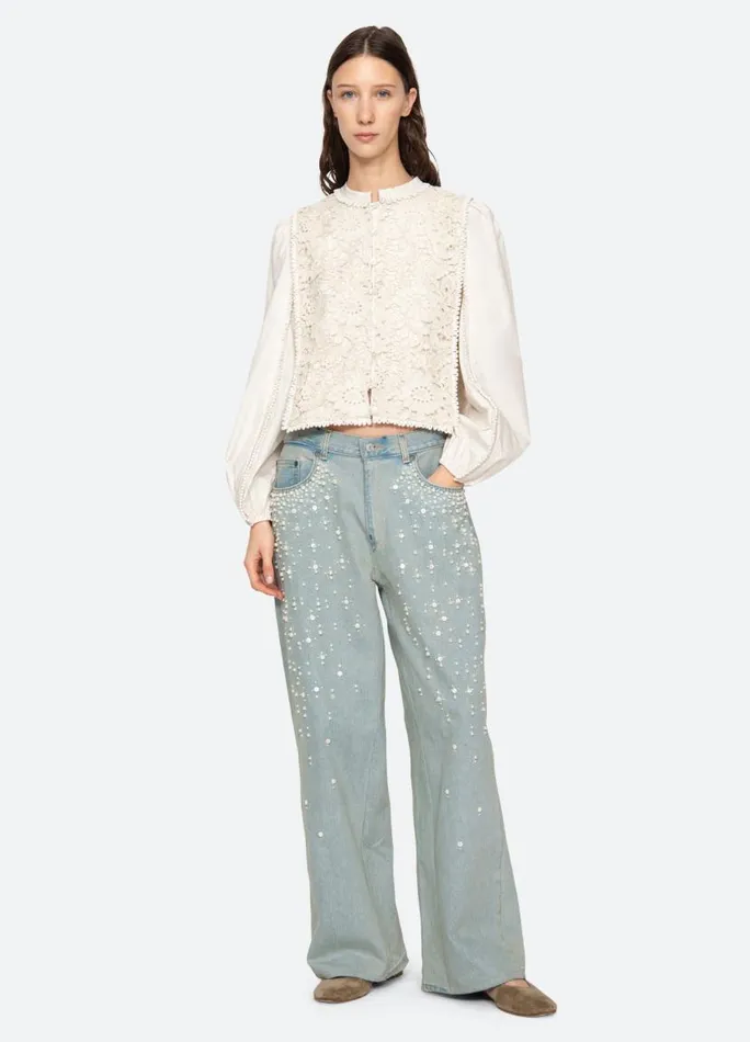 Sea New York Tops Women Sabine Top Cream