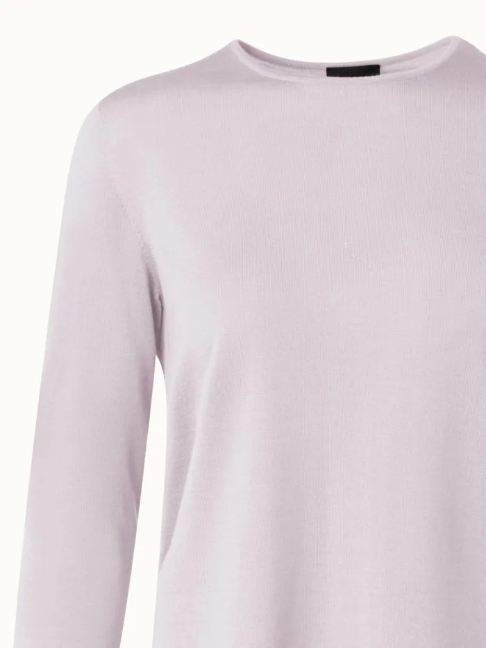 Seamless Pullover From Cashmere Silk Greige Women Akris Cashmere