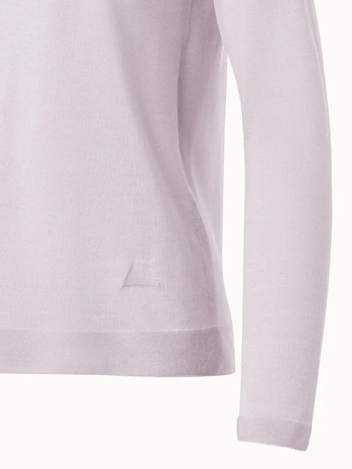 Seamless Pullover From Cashmere Silk Greige Women Akris Cashmere