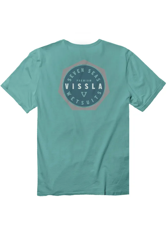 Seven Seas Organic Tee Jade Men Eco Tees Vissla
