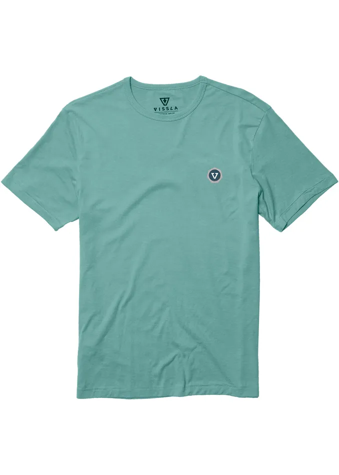 Seven Seas Organic Tee Jade Men Eco Tees Vissla Seven Seas Organic Tee Jade Men Eco Tees Vissla