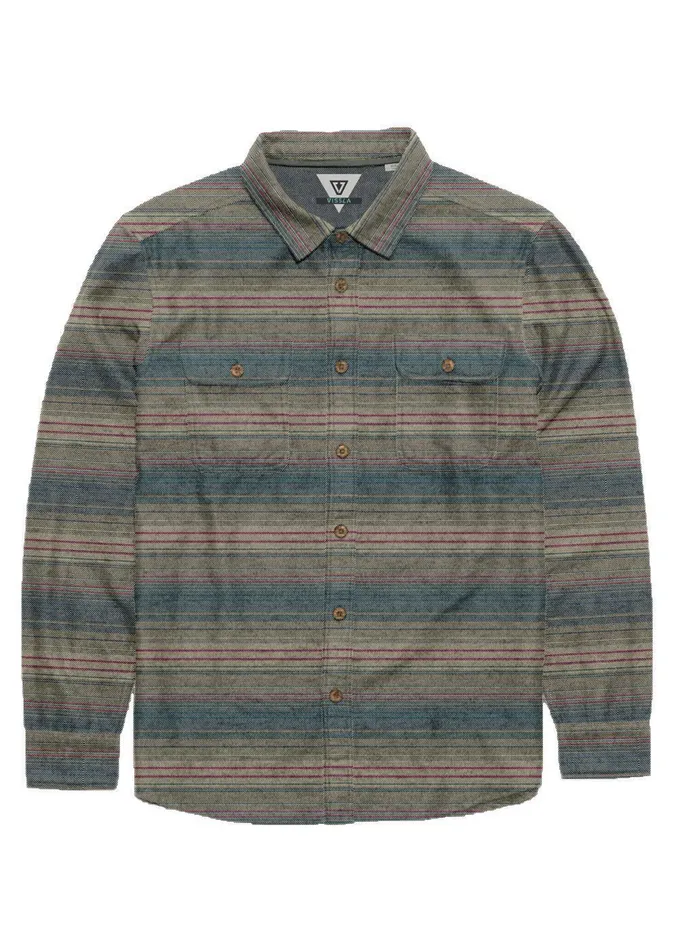 Shirts and Flannels Men EcoZy Ls Polar Flannel Sd Kangaroo Vissla