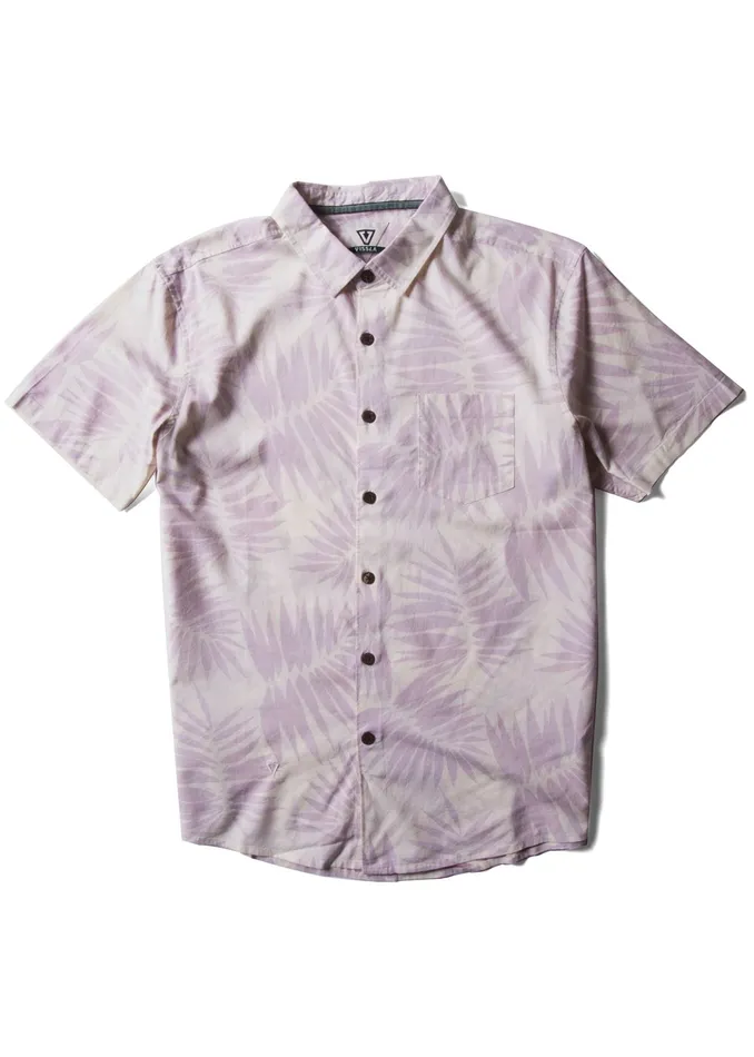 Shirts and Flannels Palm Grande Ss Shirt Dusty Rose Vissla Men