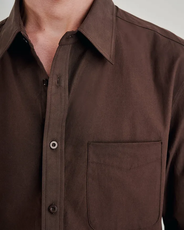Shirts Men Nili Lotan FINN SHIRT Ivory