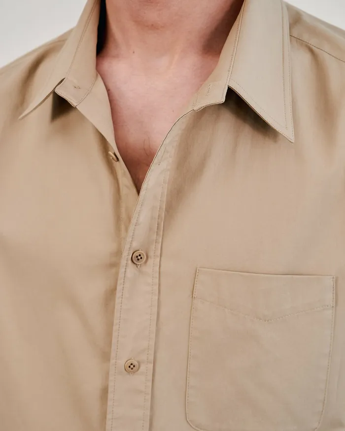 Shirts Men Nili Lotan FINN SHIRT Ivory
