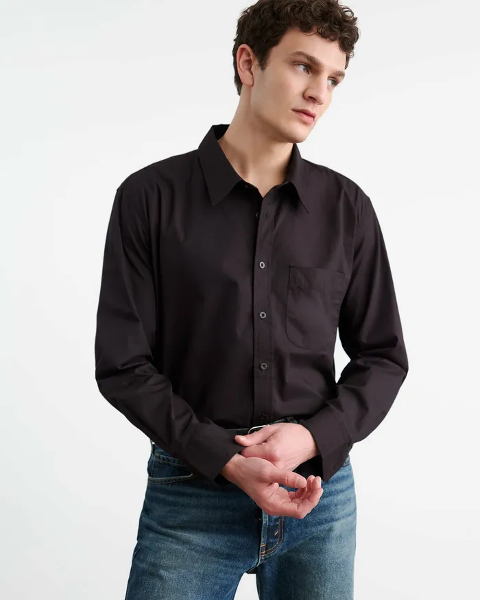 Shirts Men Nili Lotan FINN SHIRT Ivory