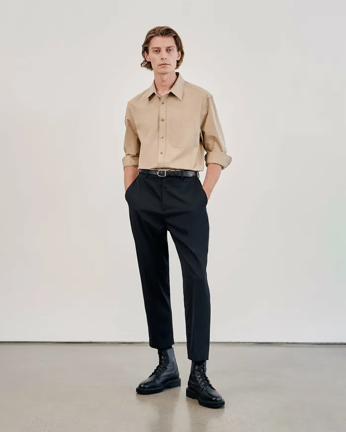 Shirts Men Nili Lotan FINN SHIRT Ivory