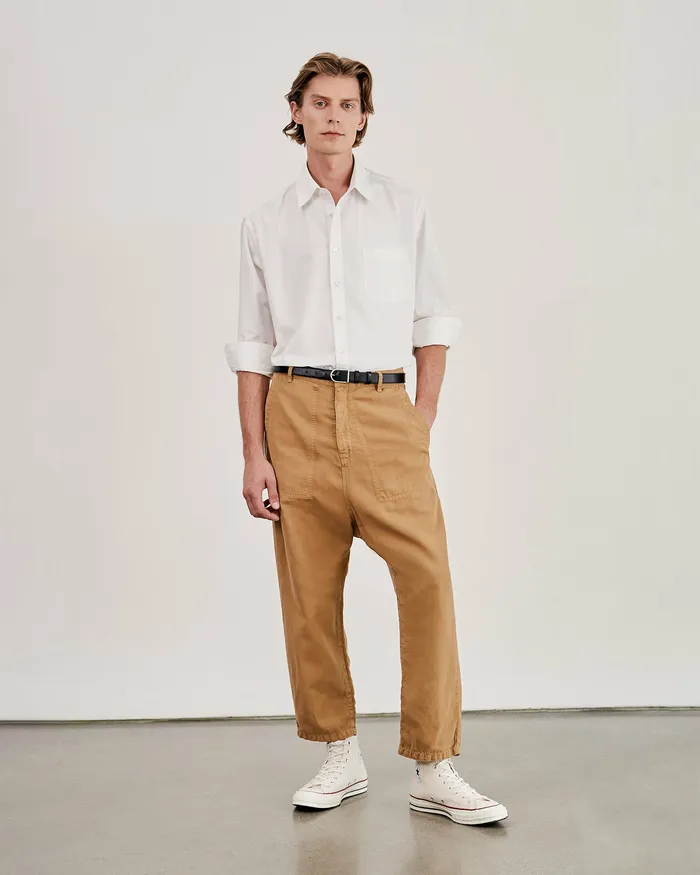 Shirts Men Nili Lotan FINN SHIRT Ivory