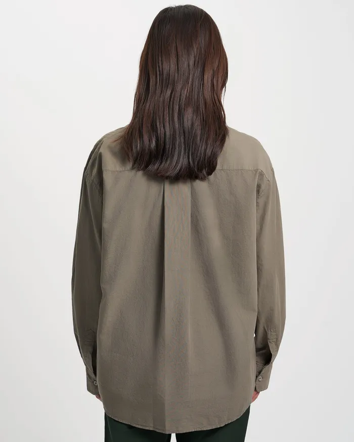 Shirts Organic Oversized Shirt 8211 Pearly Purple 8211 Colorfulstandard Women