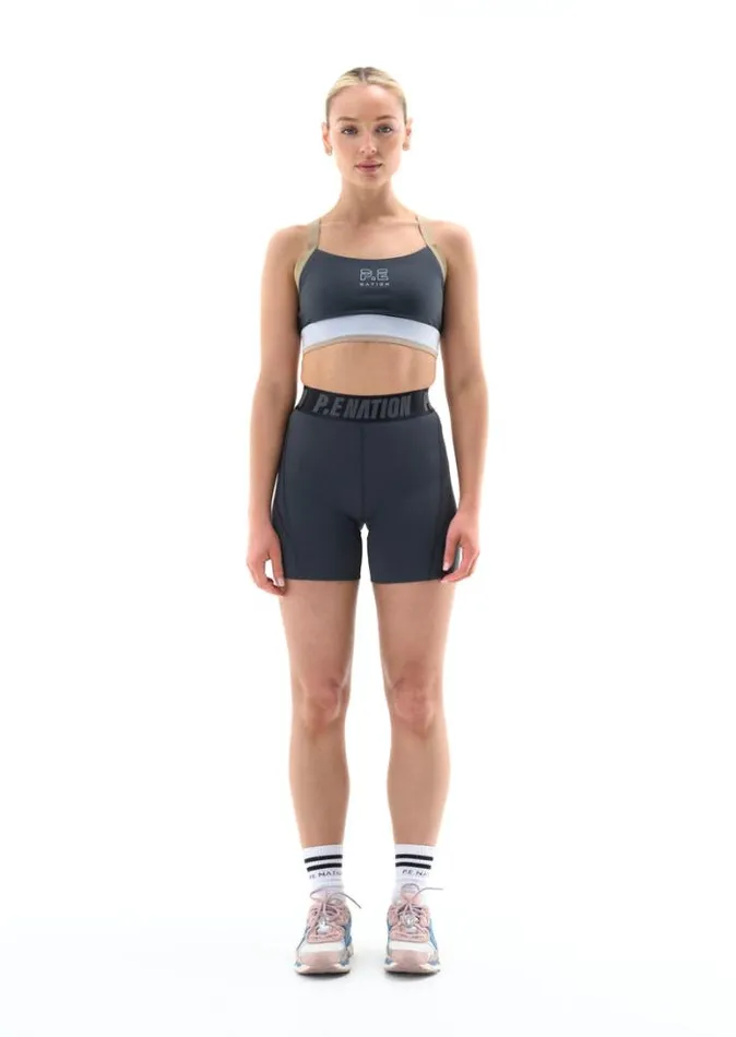 Shop BACKCHECK BIKE SHORT IN DARK SHADOW PE Nation Shorts