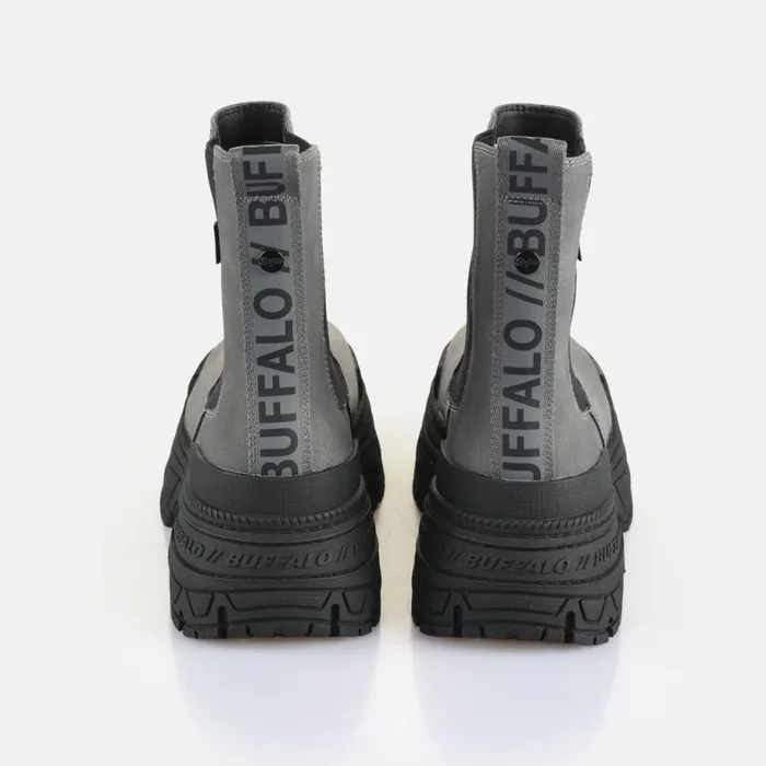 Shop Boots and AnkleBoots BUFFALO Fusion Chelsea Greyblack