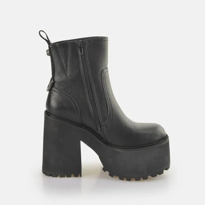 Shop Boots and AnkleBoots BUFFALO Killah Zip Boot Mid Black