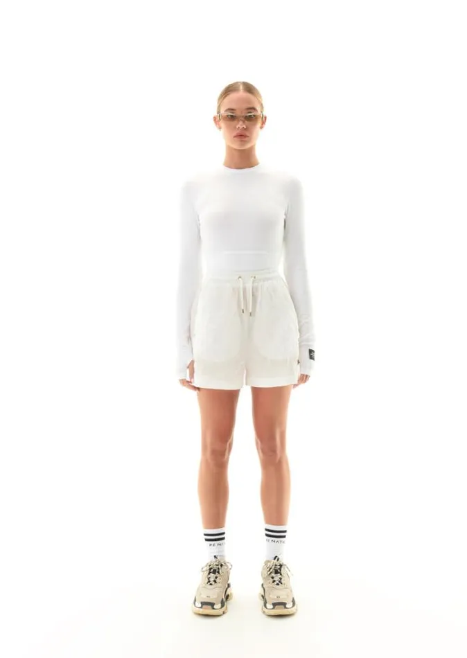 Shop FRONTIER LS TOP IN OPTIC WHITE PE Nation Long Sleeve Tops