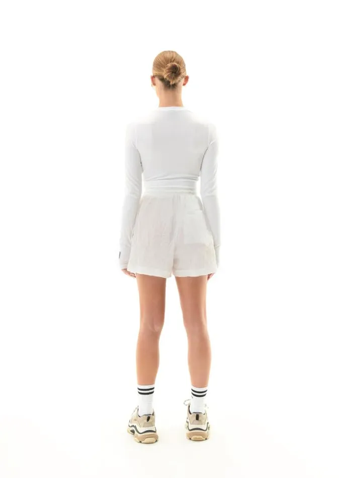 Shop FRONTIER LS TOP IN OPTIC WHITE PE Nation Long Sleeve Tops