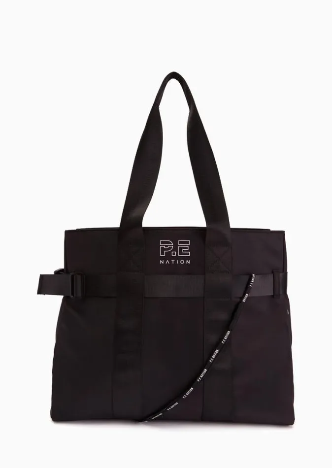 Shop FUNCTION YOGA BAG IN BLACK PE Nation Bags