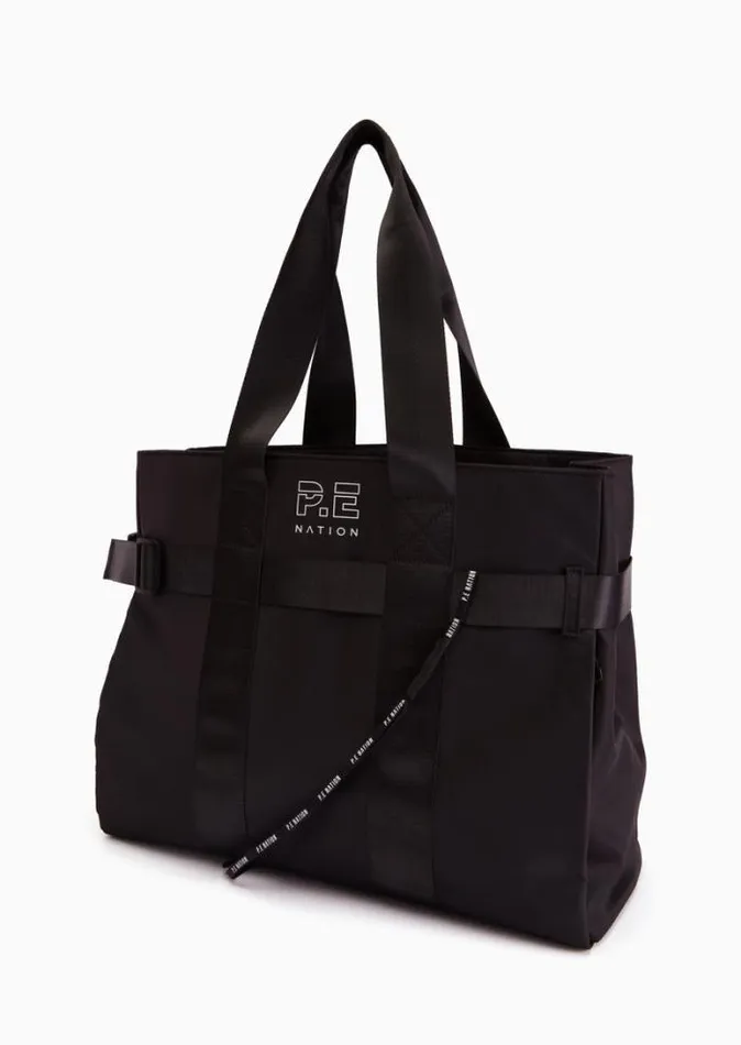 Shop FUNCTION YOGA BAG IN BLACK PE Nation Bags