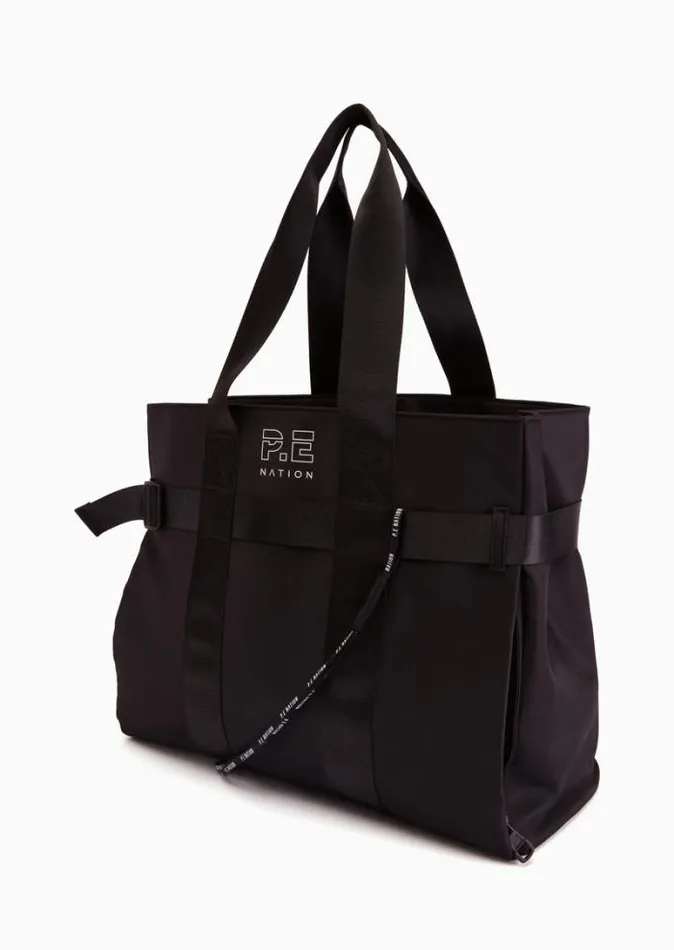 Shop FUNCTION YOGA BAG IN BLACK PE Nation Bags