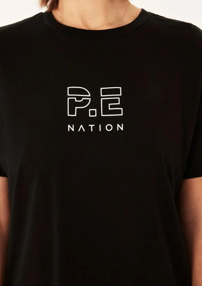 Shop HEADS UP SS TEE IN BLACK PE Nation Tees and Tanks