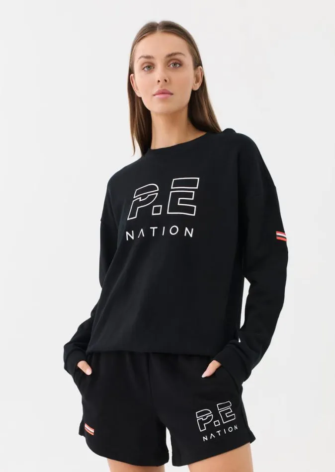 Shop HEADS UP SWEAT IN BLACK PE Nation Sweats