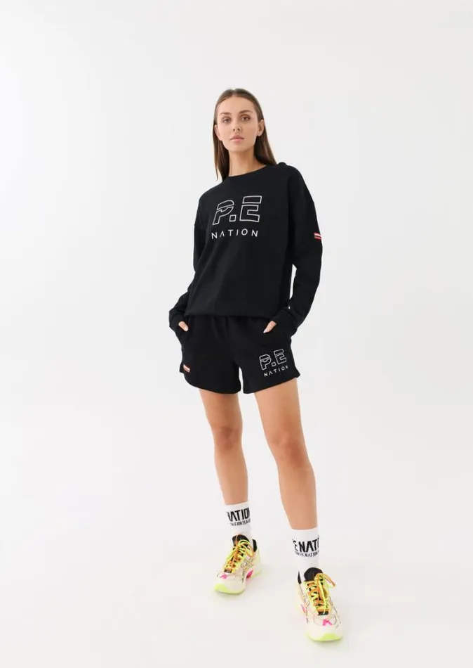 Shop HEADS UP SWEAT IN BLACK PE Nation Sweats