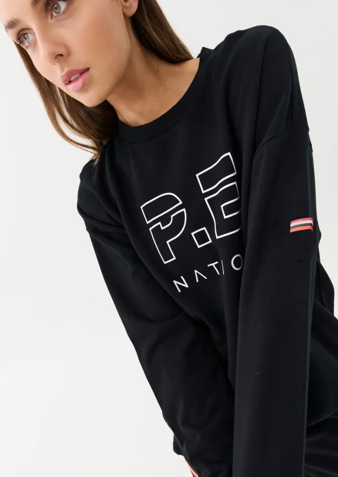 Shop HEADS UP SWEAT IN BLACK PE Nation Sweats