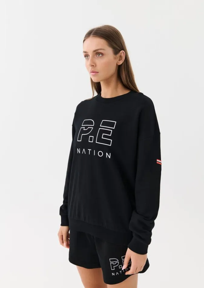 Shop HEADS UP SWEAT IN BLACK PE Nation Sweats