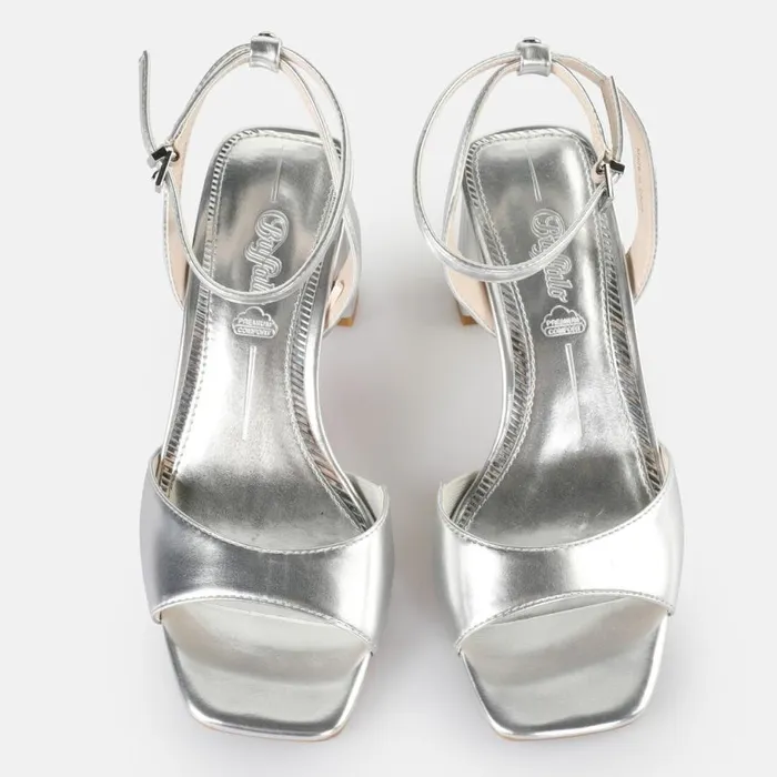 Shop Heels BUFFALO April Neat Silver