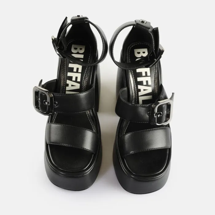 Shop Heels BUFFALO Heart Sandal Black