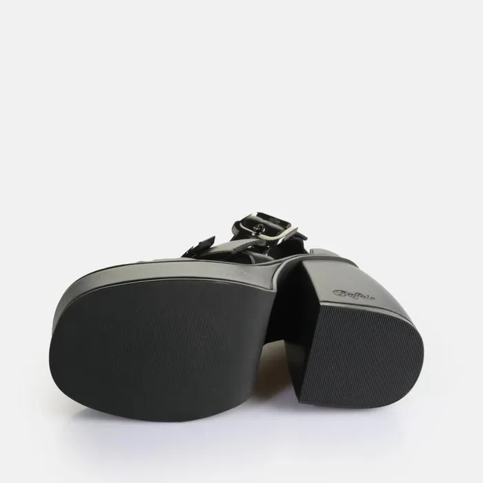 Shop Heels BUFFALO Heart Sandal Black