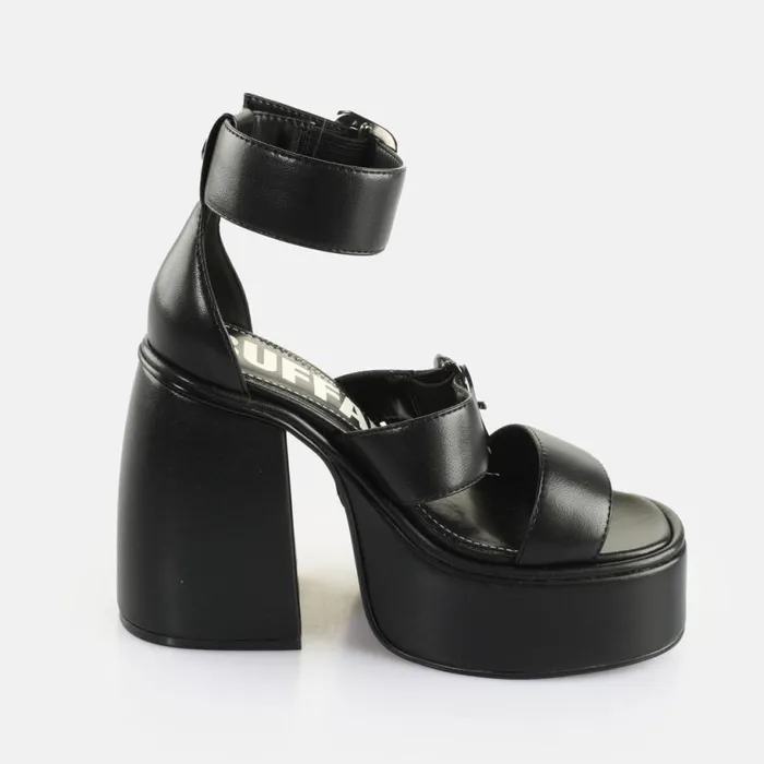 Shop Heels BUFFALO Heart Sandal Black