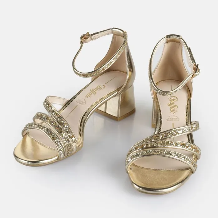 Shop Heels BUFFALO Lilly Glam Gold