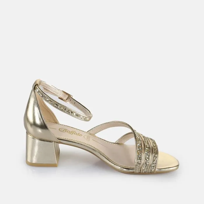 Shop Heels BUFFALO Lilly Glam Gold