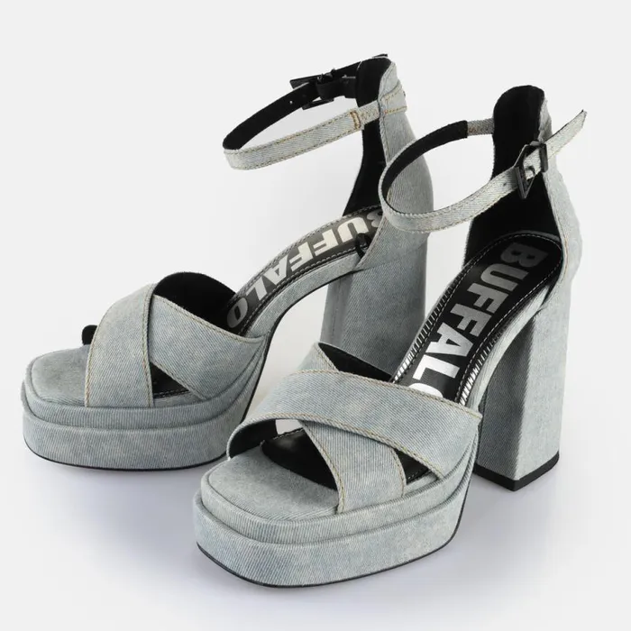 Shop Heels BUFFALO May Cross Denim
