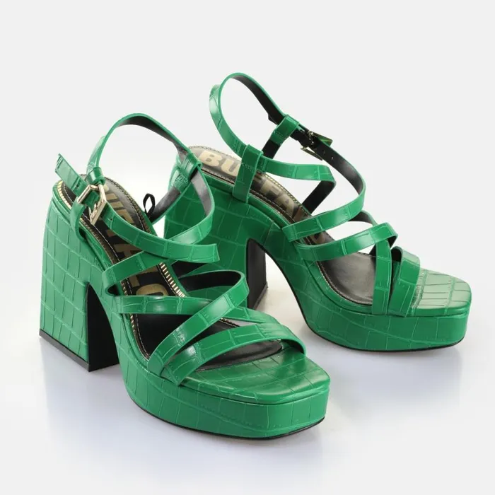 Shop Heels BUFFALO Sydney Mss Green