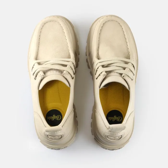 Shop Lace Up Shoes BUFFALO Aspha Wallaby Cream