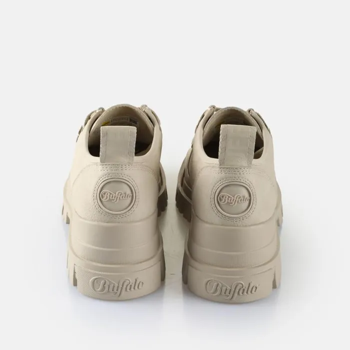 Shop Lace Up Shoes BUFFALO Aspha Wallaby Cream