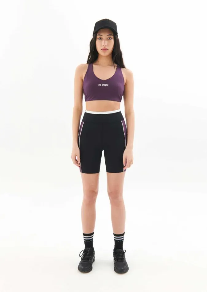 Shop MOTION BIKE SHORT IN BLACK PE Nation Shorts