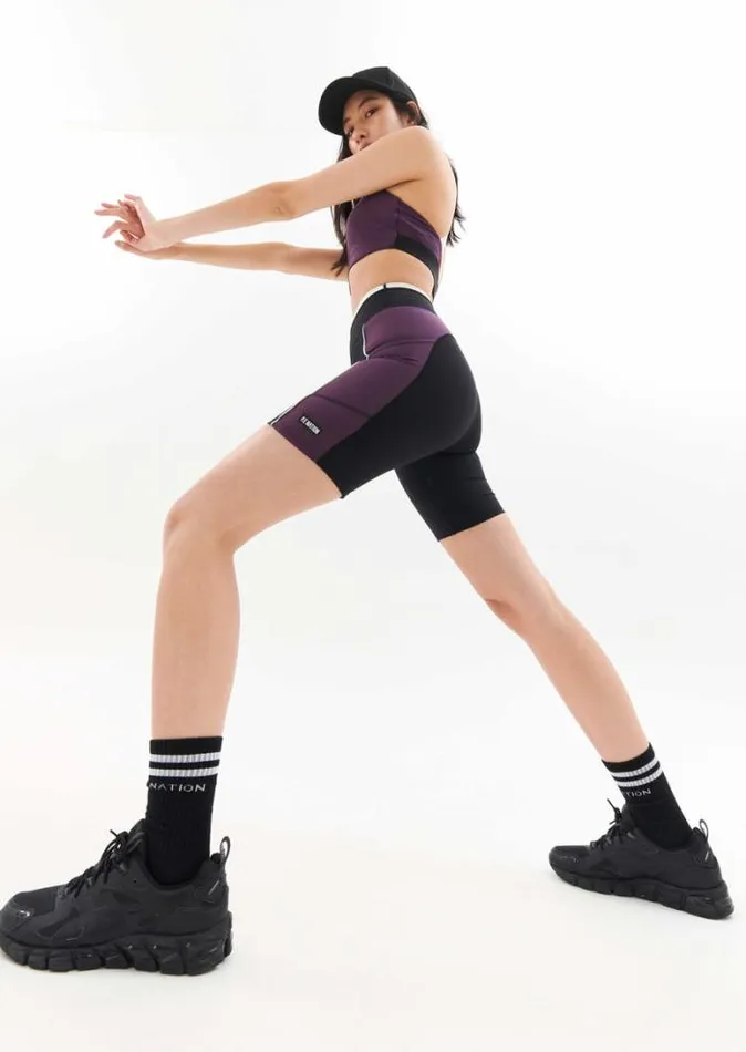 Shop MOTION BIKE SHORT IN BLACK PE Nation Shorts
