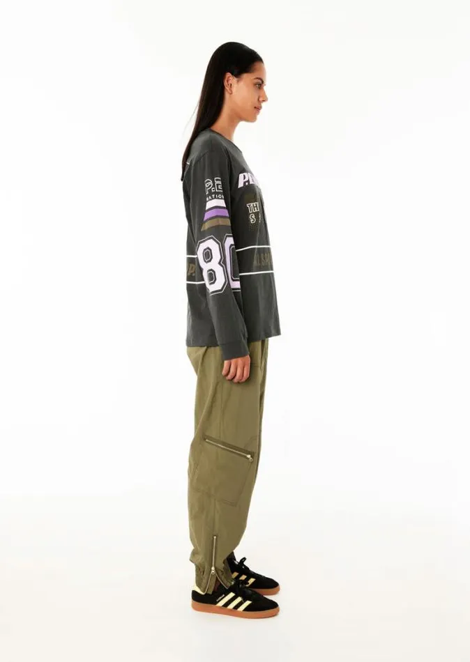 Shop PITLANE LS TEE IN DARK SHADOW PE Nation Long Sleeve Tops