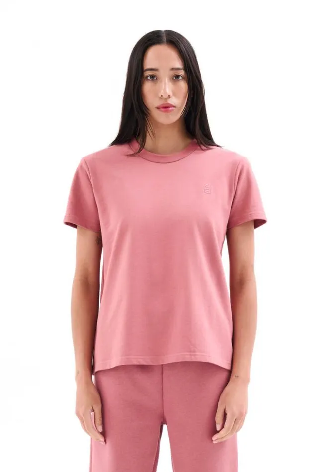 Shop PRIMARY SLIM FIT TEE IN CANYON ROSE PE Nation Tees and Tanks