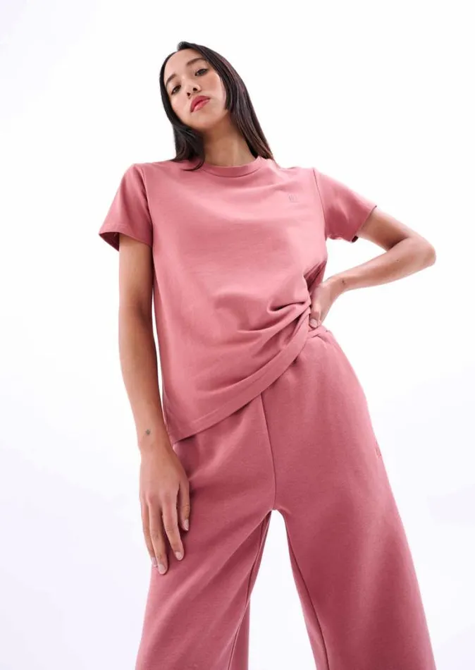 Shop PRIMARY SLIM FIT TEE IN CANYON ROSE PE Nation Tees and Tanks