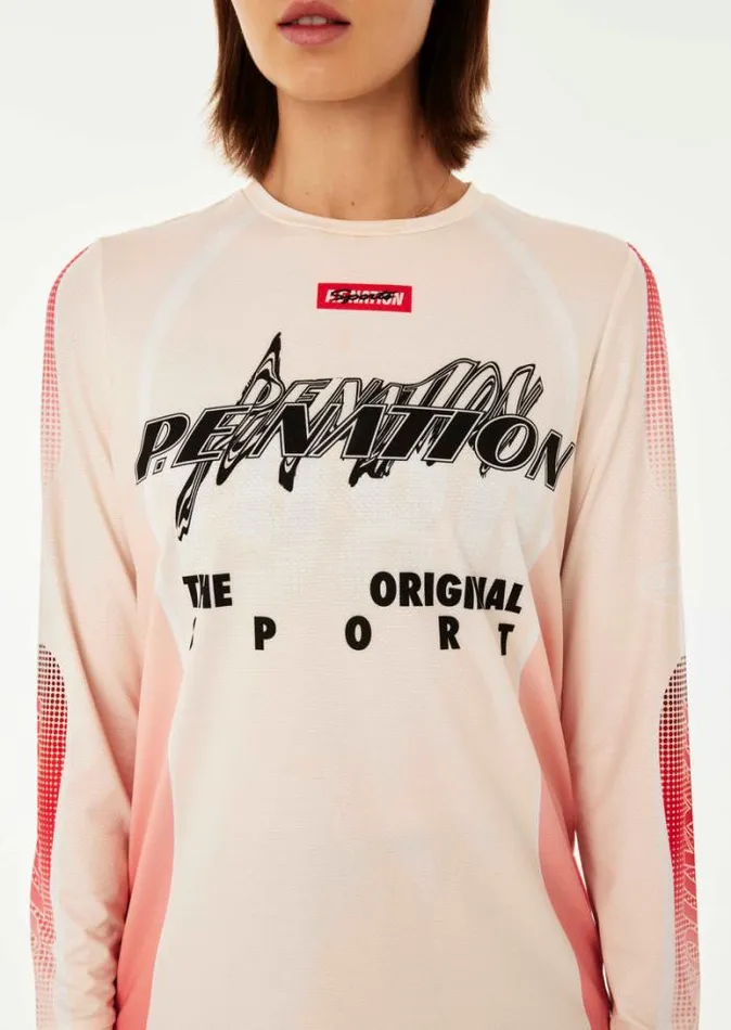 Shop RALLYCROSS AIR FORM LS TEE IN OPTIC WHITE PE Nation Long Sleeve Tops