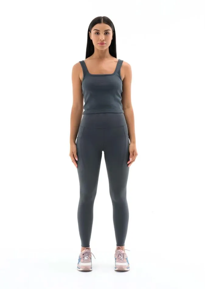 Shop RECALIBRATE LEGGING IN DARK SHADOW PE Nation Leggings