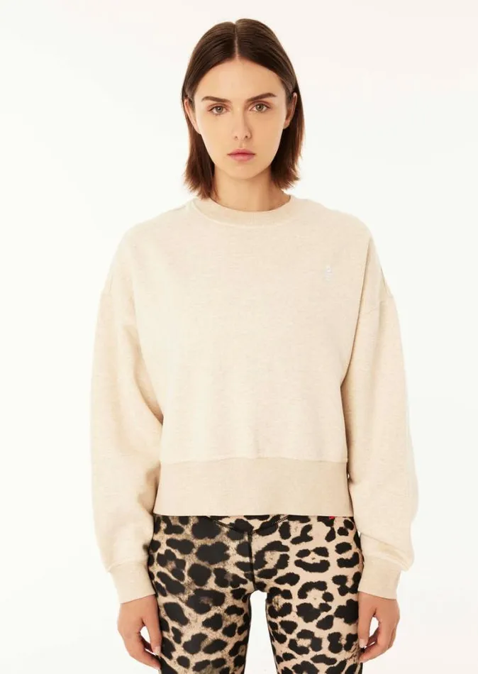 Shop RECALIBRATE SWEAT IN OATMEAL MARLE PE Nation Sweats